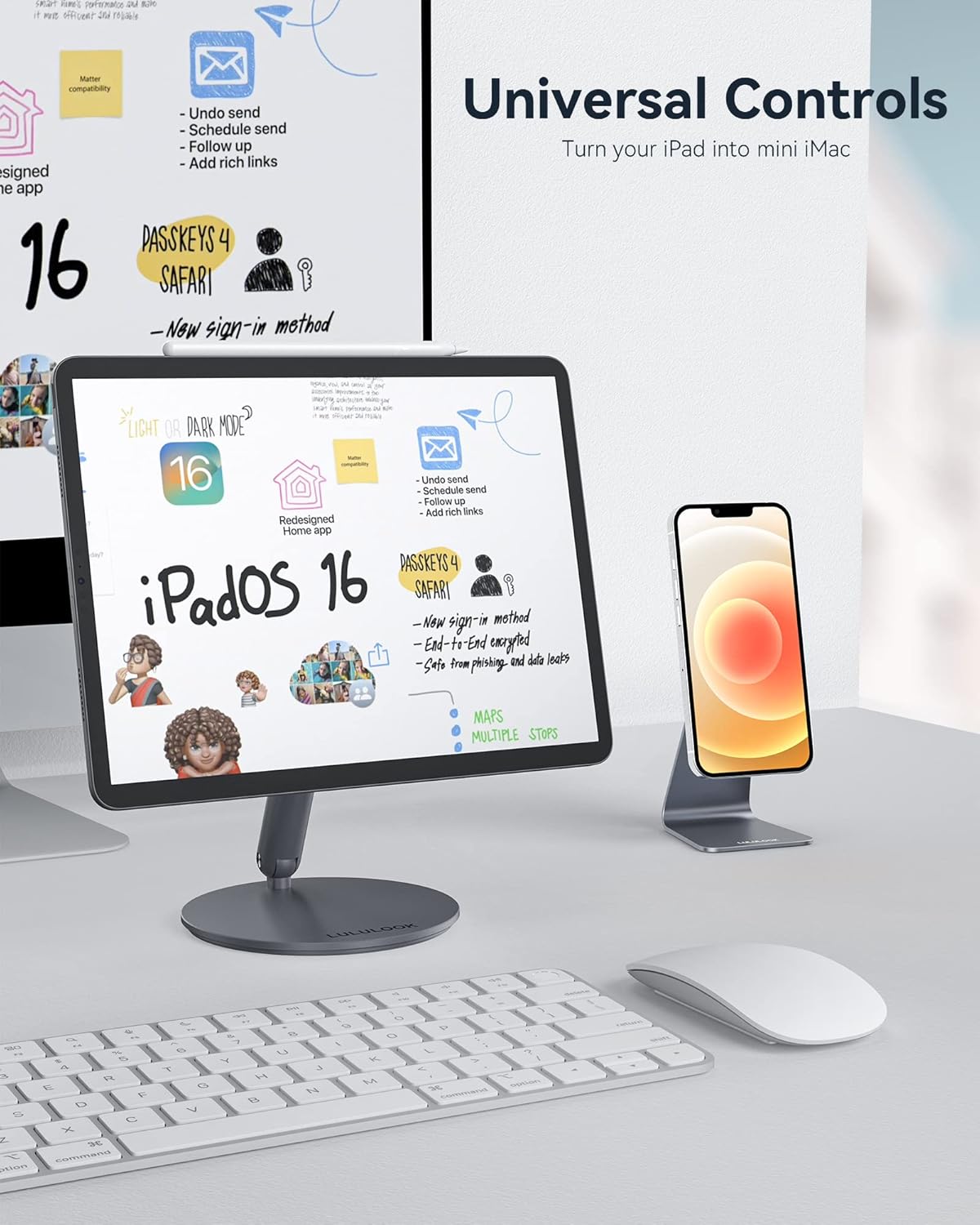 Amazon.co.jp: LULULOOK マグネット式 iPadスタンド iPad Pro 12.9